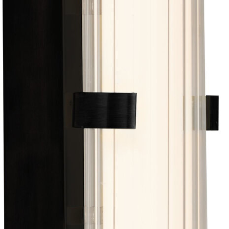 Searchlight Wandlamp Clamp H 43 cm IP44 zwart Searchlight Wandlamp Clamp H 43 cm IP44 zwart