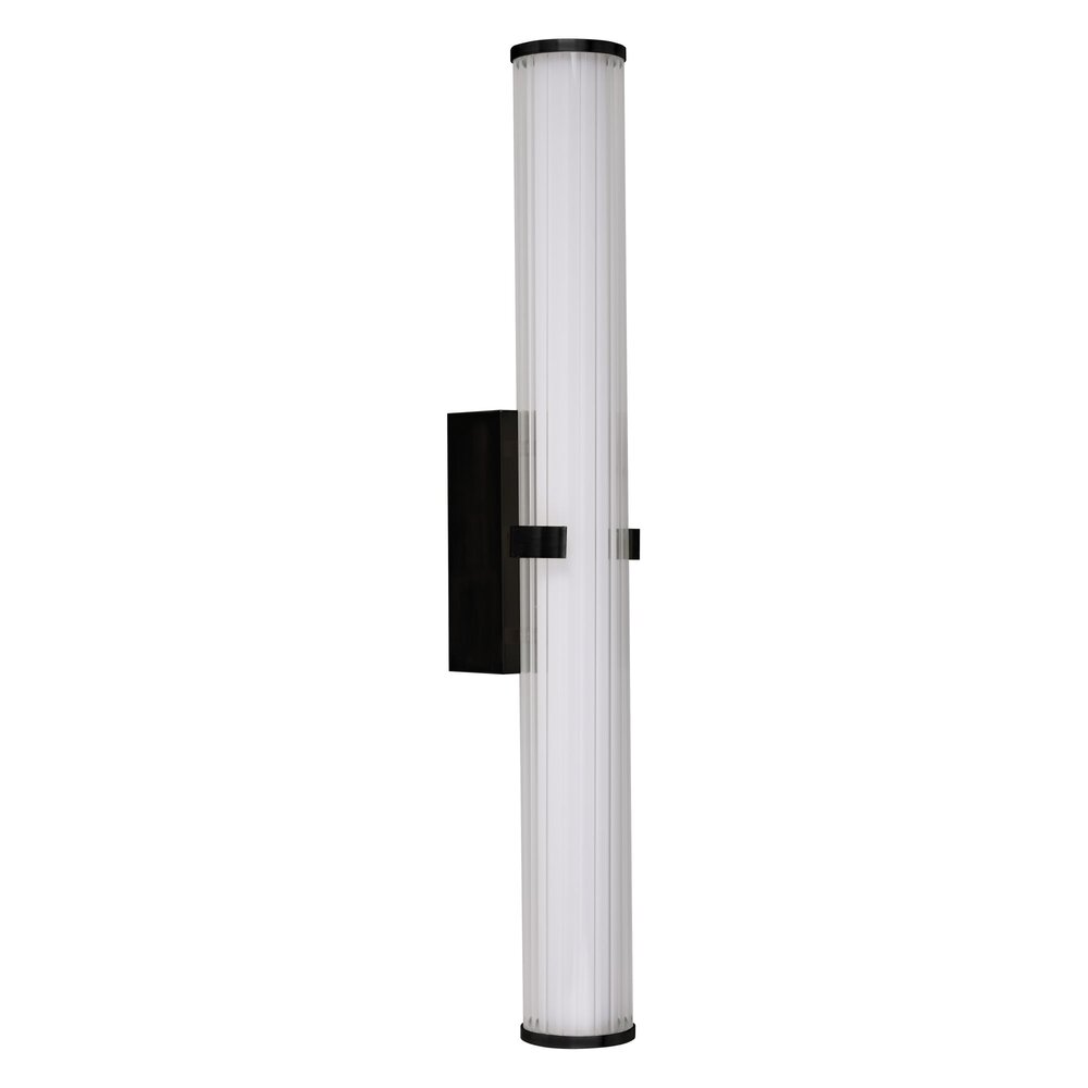 Searchlight Wandlamp Clamp H 63 cm IP44 zwart Searchlight Wandlamp Clamp H 63 cm IP44 zwart