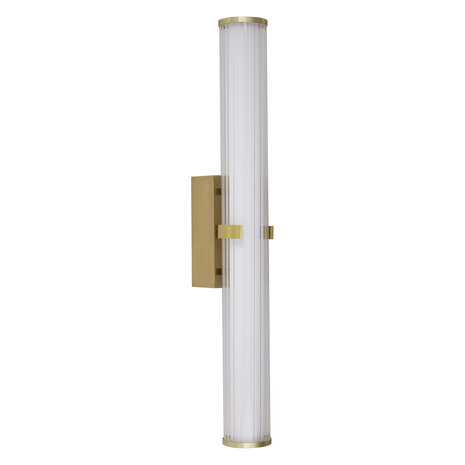 Searchlight Wandlamp Clamp H 63 cm IP44 goud