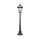 Searchlight Buitenlamp Capri H 140 cm bruin