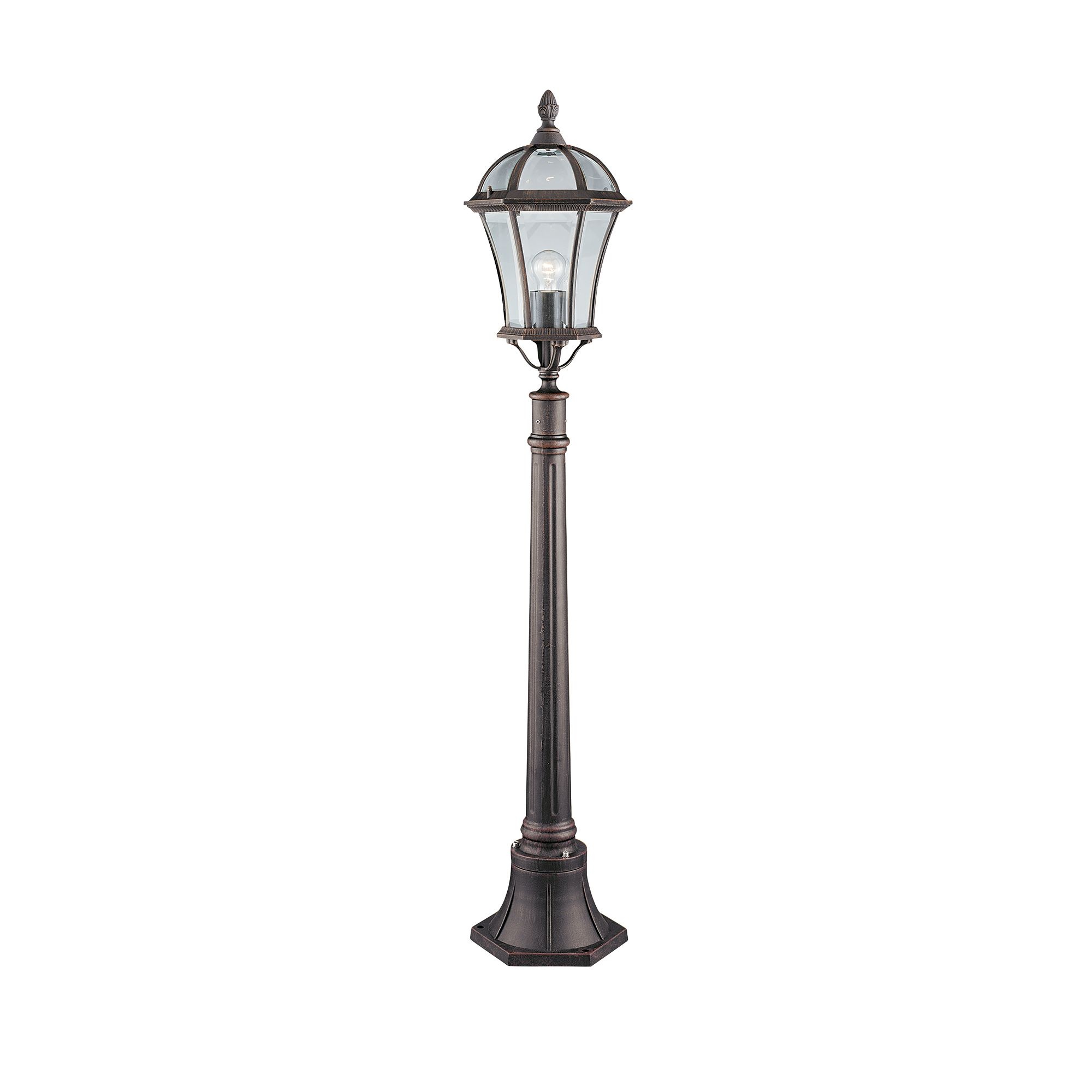 Searchlight Buitenlamp Capri H 140 cm bruin