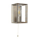 Searchlight Wandlamp Heaton H 23,5 cm zilver goud Searchlight Wandlamp Heaton H 23,5 cm zilver goud