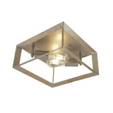 Searchlight Plafondlamp Heaton B 30 cm zilver goud