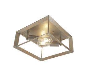Searchlight Plafondlamp Heaton B 30 cm zilver goud Searchlight Plafondlamp Heaton B 30 cm zilver goud