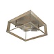 Searchlight Plafondlamp Heaton B 30 cm zilver goud