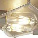 Searchlight Plafondlamp Heaton B 30 cm zilver goud