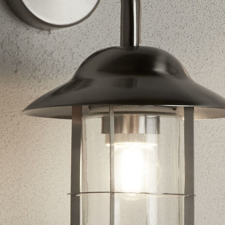 Searchlight Buitenlamp Toronto H 31 cm mat chroom Searchlight Buitenlamp Toronto H 31 cm mat chroom