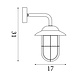 Searchlight Buitenlamp Toronto H 31 cm mat chroom Searchlight Buitenlamp Toronto H 31 cm mat chroom