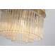 Searchlight Plafondlamp Swizzle 5 lichts Ø 32 cm mat goud