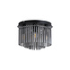 Searchlight Plafondlamp Swizzle 5 lichts Ø 32 cm zwart