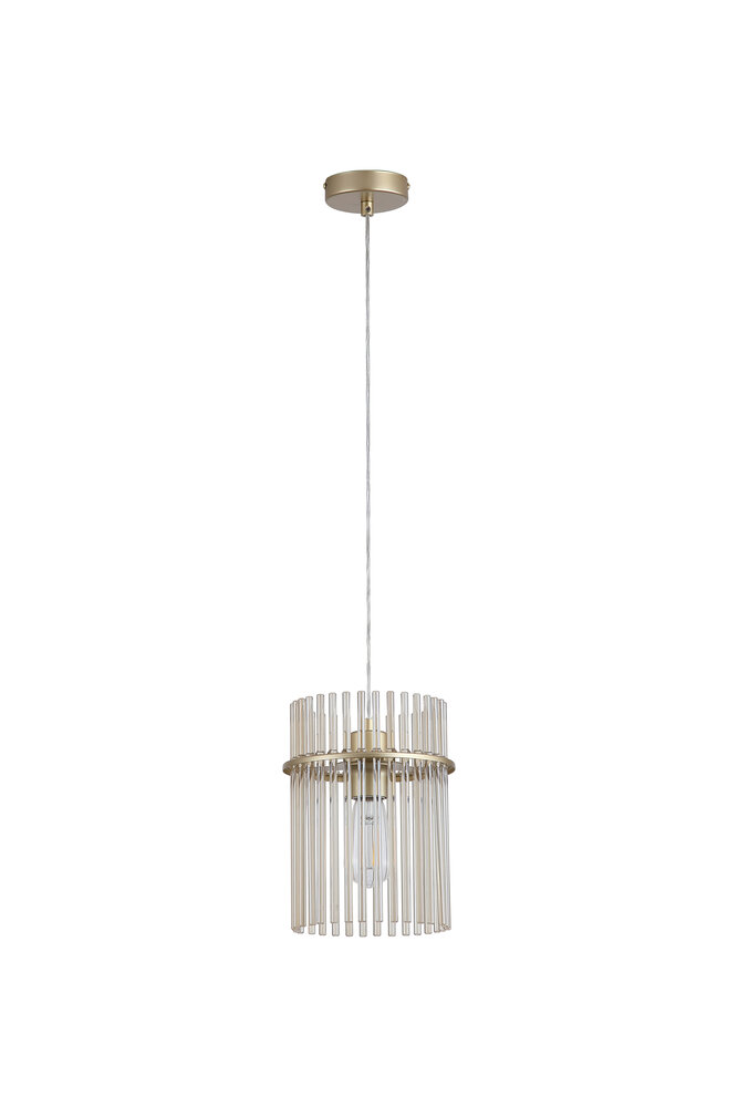 Searchlight Hanglamp Swizzle Ø 20 cm mat goud Searchlight Hanglamp Swizzle Ø 20 cm mat goud