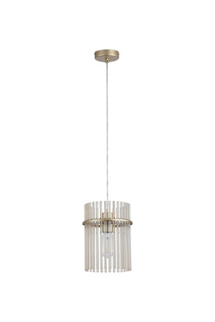 Searchlight Hanglamp Swizzle Ø 20 cm mat goud Searchlight Hanglamp Swizzle Ø 20 cm mat goud