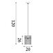 Searchlight Hanglamp Swizzle Ø 20 cm mat goud Searchlight Hanglamp Swizzle Ø 20 cm mat goud