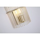 Searchlight Wandlamp Swizzle H 26 cm mat goud Searchlight Wandlamp Swizzle H 26 cm mat goud