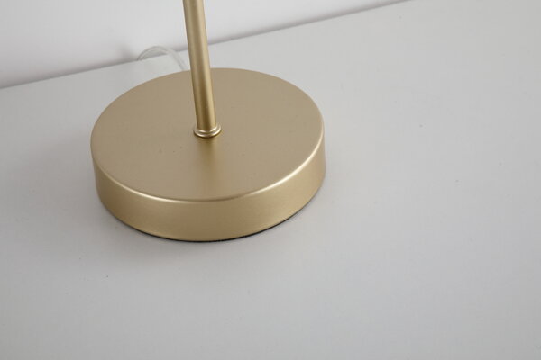 Searchlight Tafellamp Swizzle H 38 cm mat goud