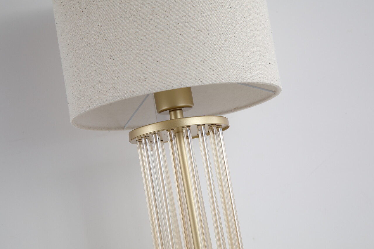 Searchlight Tafellamp Swizzle H 43 cm mat goud Searchlight Tafellamp Swizzle H 43 cm mat goud