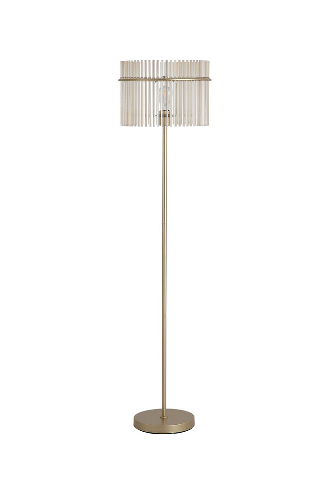 Searchlight Vloerlamp Swizzle H 152 cm mat goud Searchlight Vloerlamp Swizzle H 152 cm mat goud