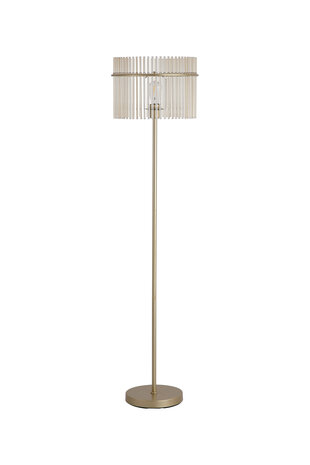 Searchlight Vloerlamp Swizzle H 152 cm mat goud Searchlight Vloerlamp Swizzle H 152 cm mat goud