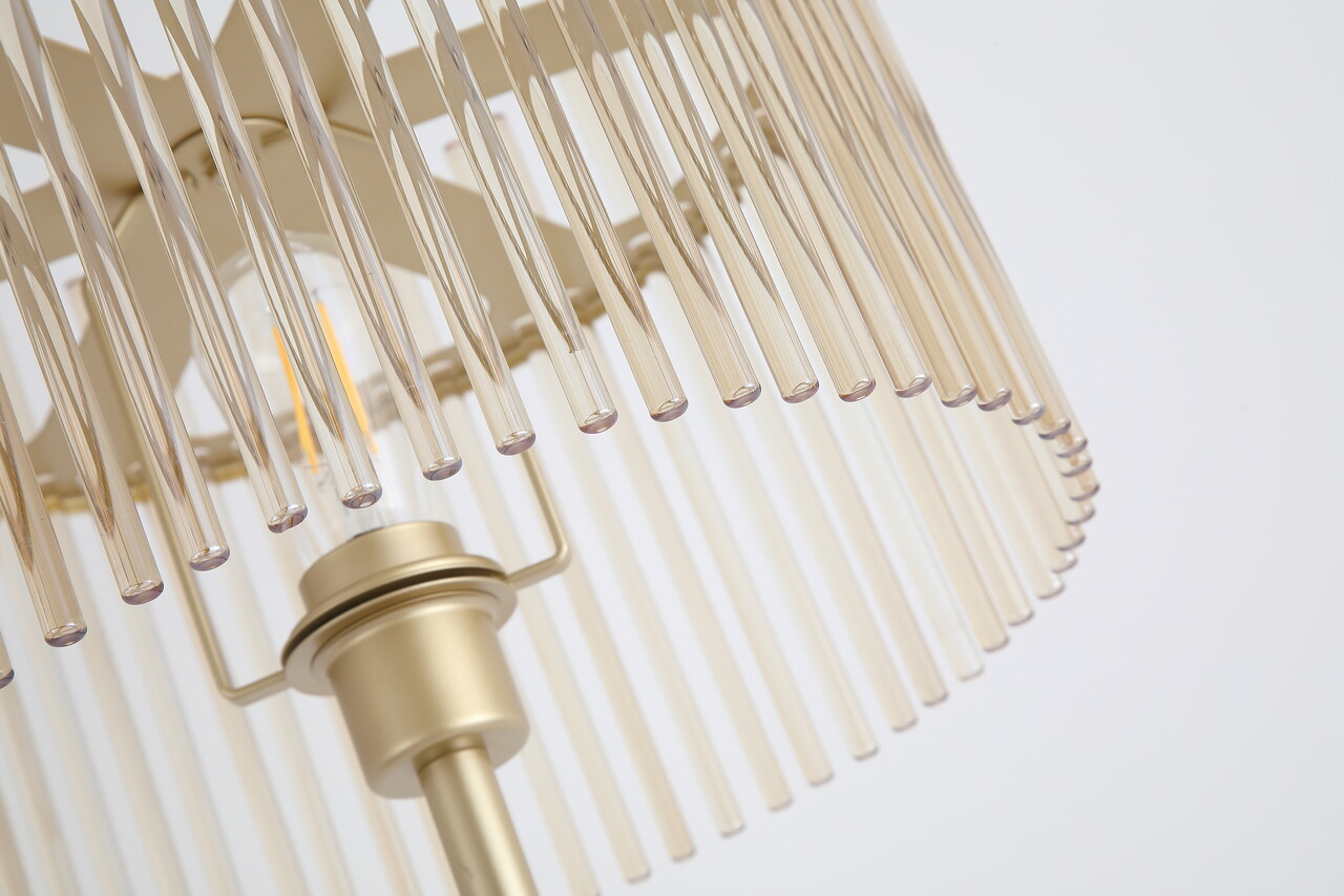 Searchlight Vloerlamp Swizzle H 152 cm mat goud Searchlight Vloerlamp Swizzle H 152 cm mat goud