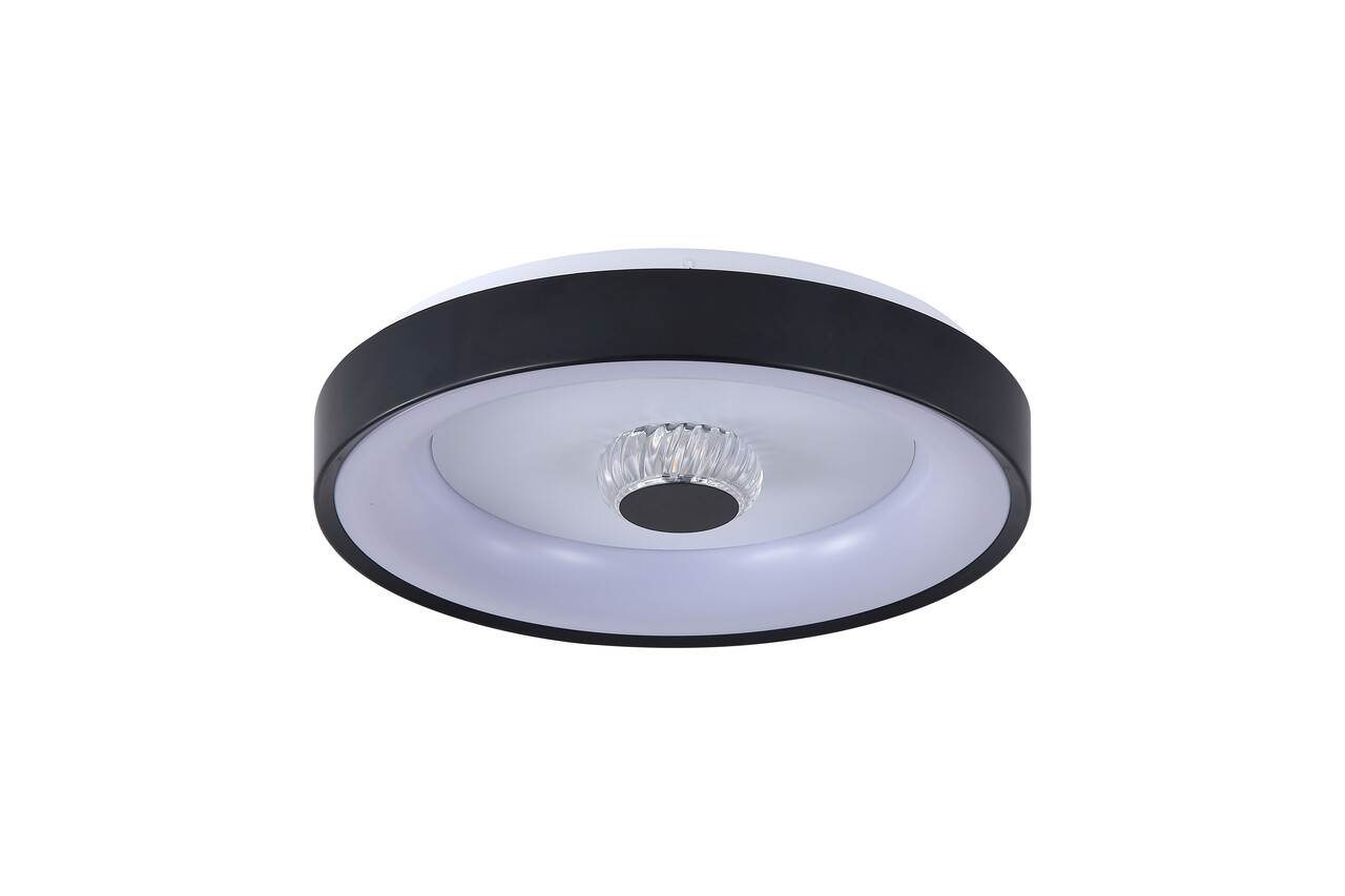 Searchlight Plafondlamp Polka Ø 38,5 cm zwart
