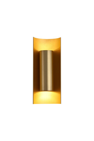 Searchlight Wandlamp Roll H 25,4 cm mat goud Searchlight Wandlamp Roll H 25,4 cm mat goud