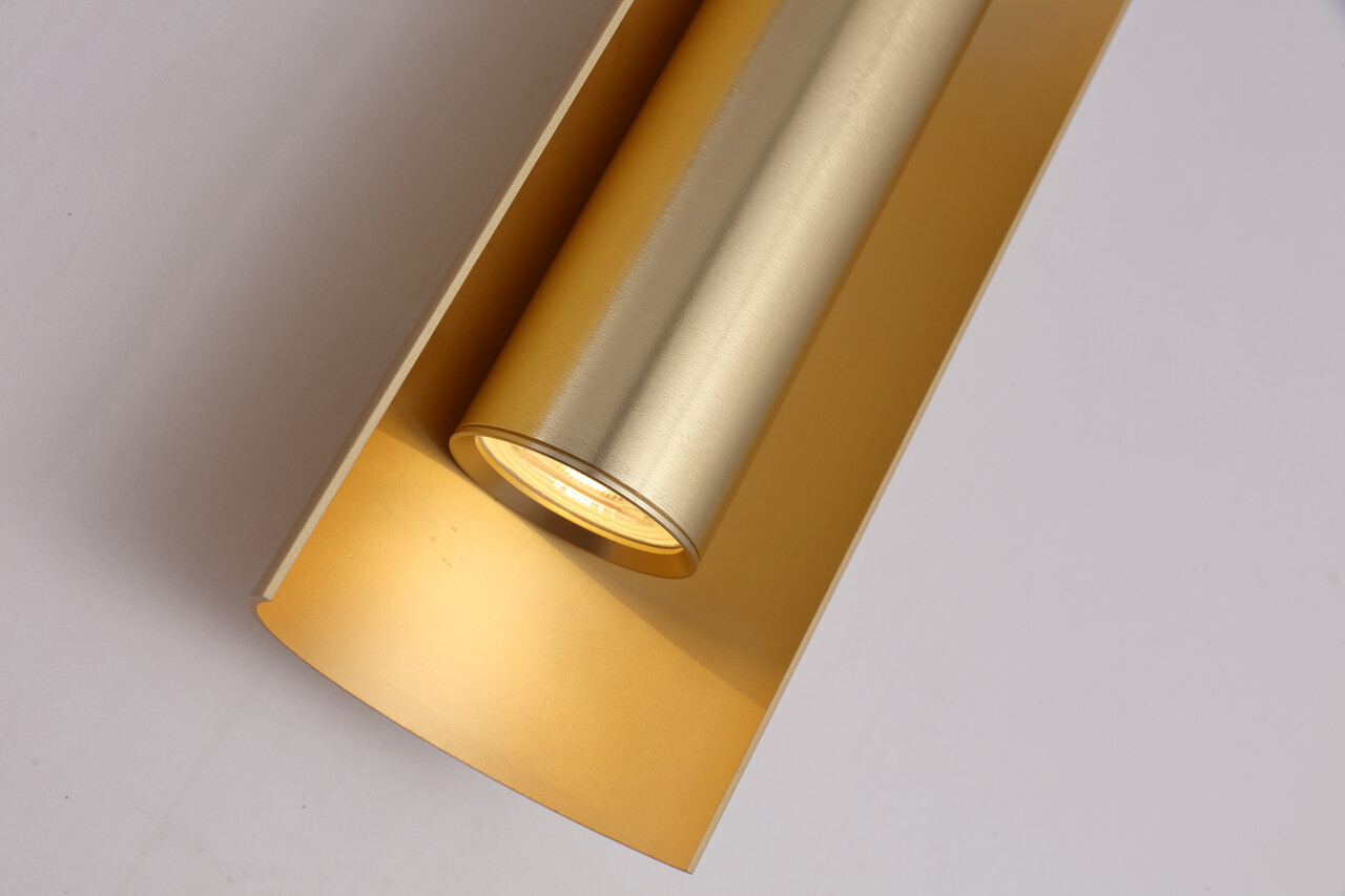 Searchlight Wandlamp Roll H 25,4 cm mat goud Searchlight Wandlamp Roll H 25,4 cm mat goud