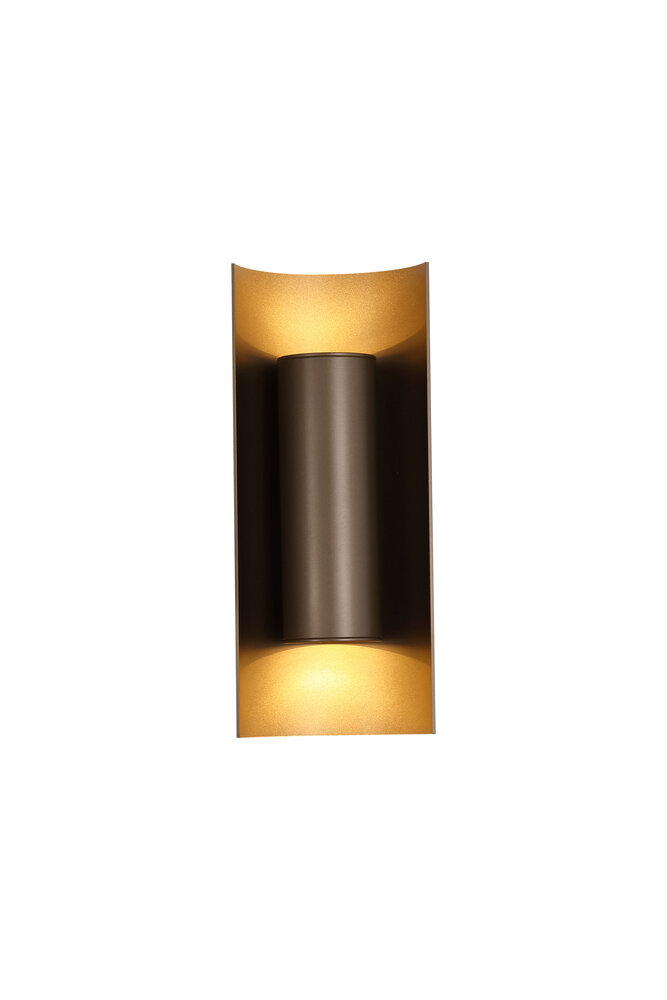Searchlight Wandlamp Roll 25,4 cm bruin gespoten Searchlight Wandlamp Roll 25,4 cm bruin gespoten