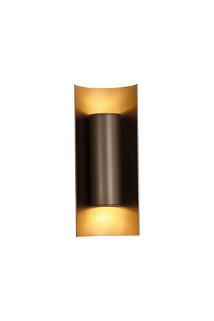Searchlight Wandlamp Roll 25,4 cm bruin gespoten Searchlight Wandlamp Roll 25,4 cm bruin gespoten