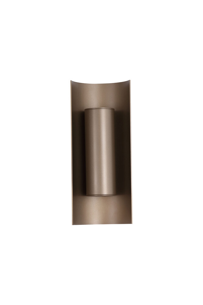 Searchlight Wandlamp Roll 25,4 cm bruin gespoten Searchlight Wandlamp Roll 25,4 cm bruin gespoten