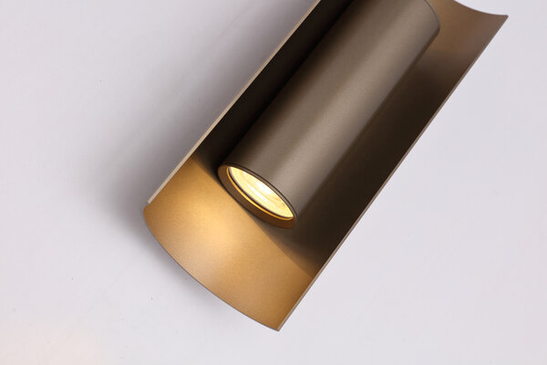 Searchlight Wandlamp Roll 25,4 cm bruin gespoten Searchlight Wandlamp Roll 25,4 cm bruin gespoten