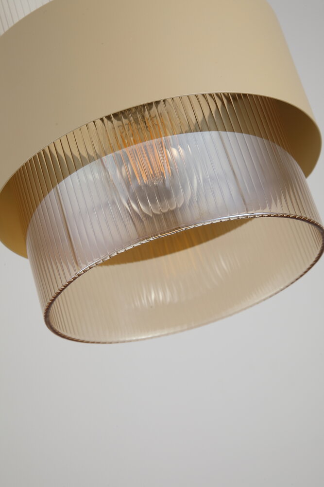 Searchlight Hanglamp Royal Ø 18 cm beige