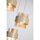 Searchlight Hanglamp Royal 3 lichts Ø 42 cm beige Searchlight Hanglamp Royal 3 lichts Ø 42 cm beige