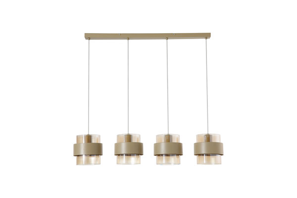 Searchlight Hanglamp Royal 4 lichts L 93 cm beige