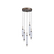 Searchlight LED hanglamp Cattail 8 lichts Ø 37 cm brons goud Searchlight LED hanglamp Cattail 8 lichts Ø 37 cm brons goud
