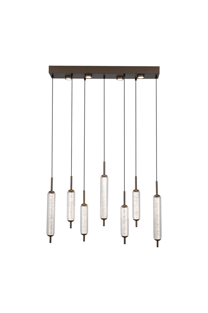 Searchlight Hanglamp Cattail 11 lichts L 85 cm brons goud Searchlight Hanglamp Cattail 11 lichts L 85 cm brons goud