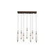 Searchlight Hanglamp Cattail 11 lichts L 85 cm brons goud Searchlight Hanglamp Cattail 11 lichts L 85 cm brons goud