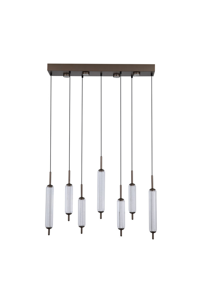 Searchlight Hanglamp Cattail 11 lichts L 85 cm brons goud Searchlight Hanglamp Cattail 11 lichts L 85 cm brons goud