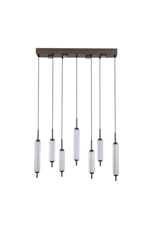 Searchlight Hanglamp Cattail 11 lichts L 85 cm brons goud Searchlight Hanglamp Cattail 11 lichts L 85 cm brons goud