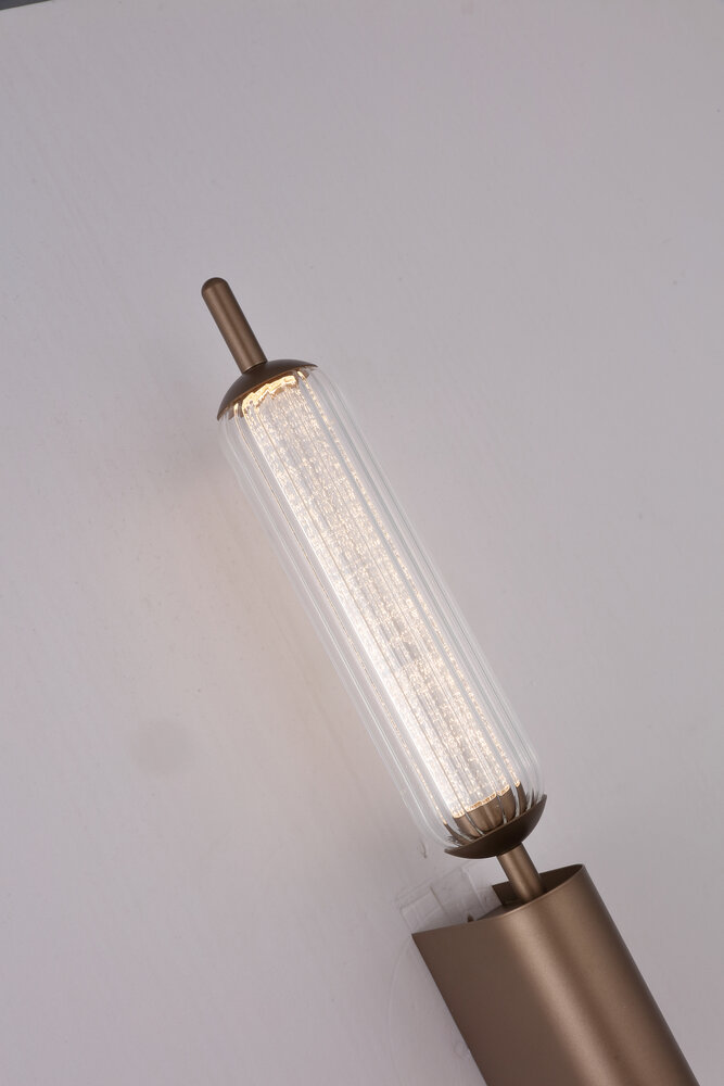 Searchlight Wandlamp Cattail H 54 cm brons goud Searchlight Wandlamp Cattail H 54 cm brons goud