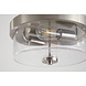 Searchlight Plafondlamp Preston Ø 33 cm IP44 mat chroom Searchlight Plafondlamp Preston Ø 33 cm IP44 mat chroom