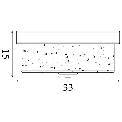 Searchlight Plafondlamp Preston Ø 33 cm IP44 mat chroom Searchlight Plafondlamp Preston Ø 33 cm IP44 mat chroom