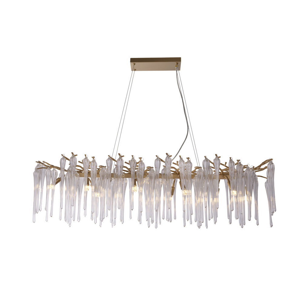 Searchlight Hanglamp Heritage L 117 cm mat goud Searchlight Hanglamp Heritage L 117 cm mat goud