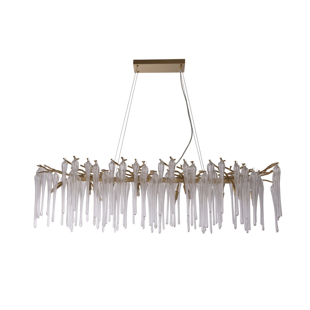 Searchlight Hanglamp Heritage L 117 cm mat goud Searchlight Hanglamp Heritage L 117 cm mat goud