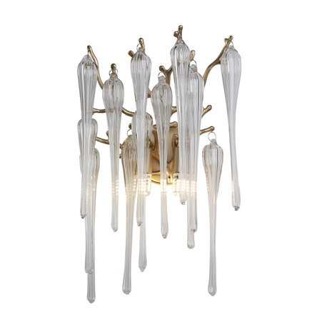 Searchlight Wandlamp Heritage H 42 cm mat goud Searchlight Wandlamp Heritage H 42 cm mat goud