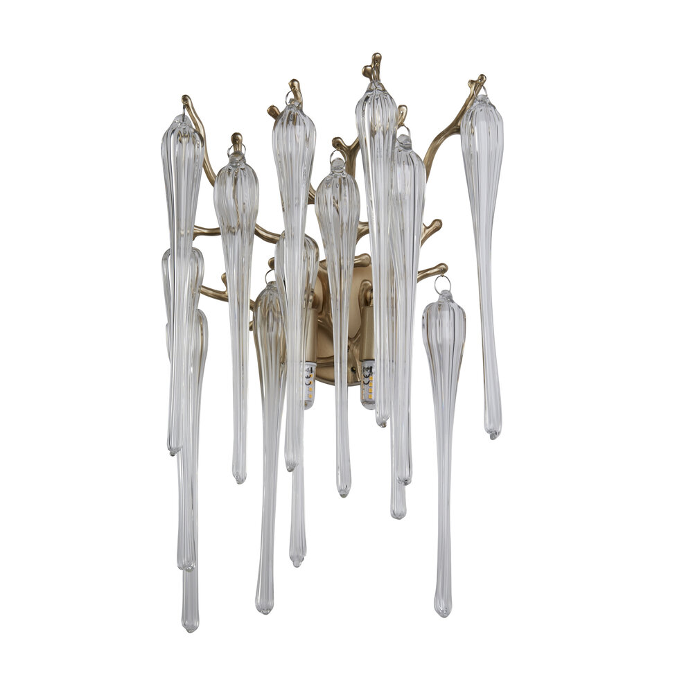 Searchlight Wandlamp Heritage H 42 cm mat goud Searchlight Wandlamp Heritage H 42 cm mat goud