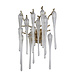 Searchlight Wandlamp Heritage H 42 cm mat goud Searchlight Wandlamp Heritage H 42 cm mat goud