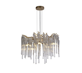 Searchlight Hanglamp Heritage Ø 50 cm mat goud Searchlight Hanglamp Heritage Ø 50 cm mat goud