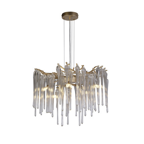 Searchlight Hanglamp Heritage Ø 50 cm mat goud Searchlight Hanglamp Heritage Ø 50 cm mat goud