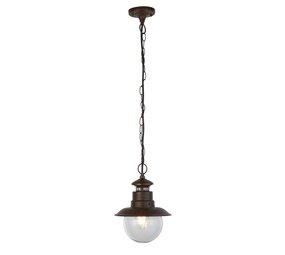 Searchlight Buitenlamp Station Ø 21.5 cm bruin