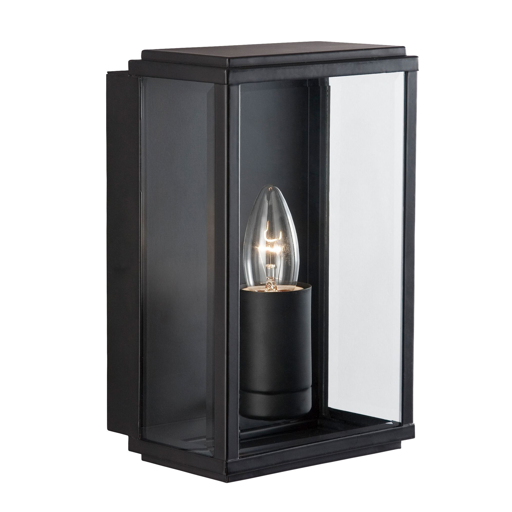 Searchlight Buitenlamp Box H 25 cm zwart